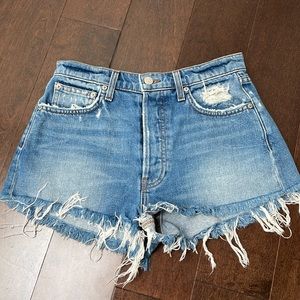 Reformation Dixie High Rise Denim Jean Shorts